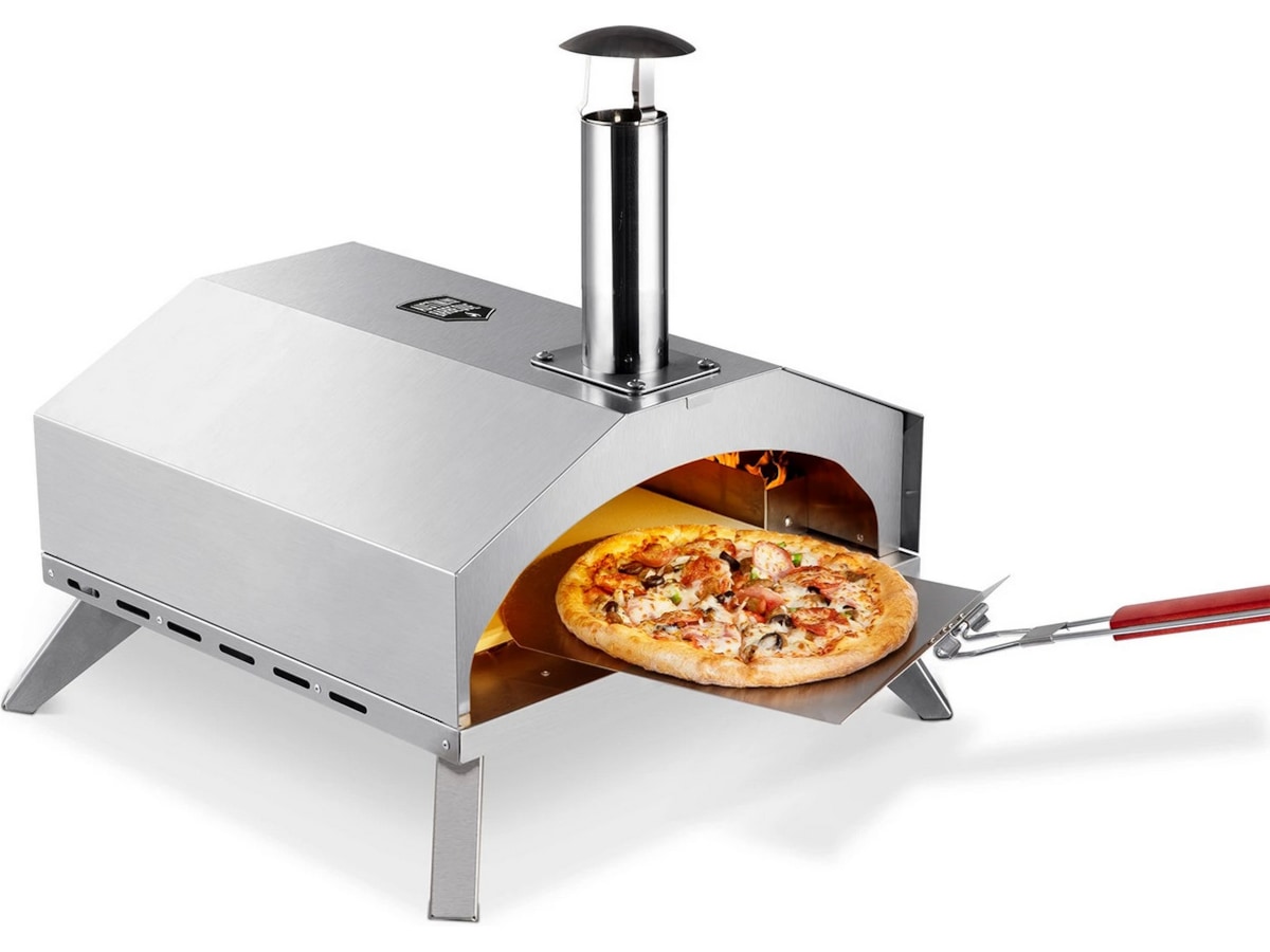 Austin and Barbeque AABQ 12" Gaseldad pizzaugn (rostfritt stål) Pizzaugnar