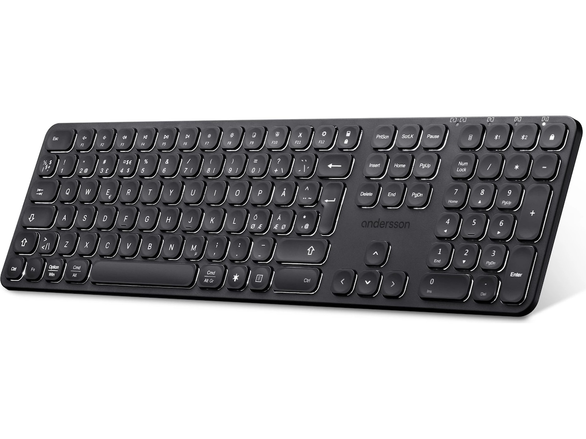 Andersson WSK-3000 trådlöst tangentbord (svart) Tangentbord