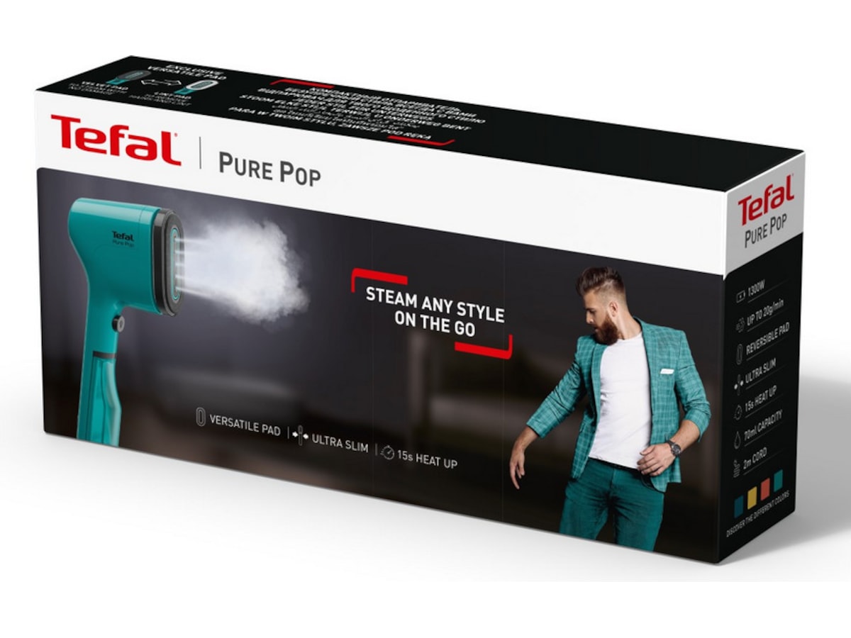 Tefal Pure POP Garment Steamer (grön) Steamer