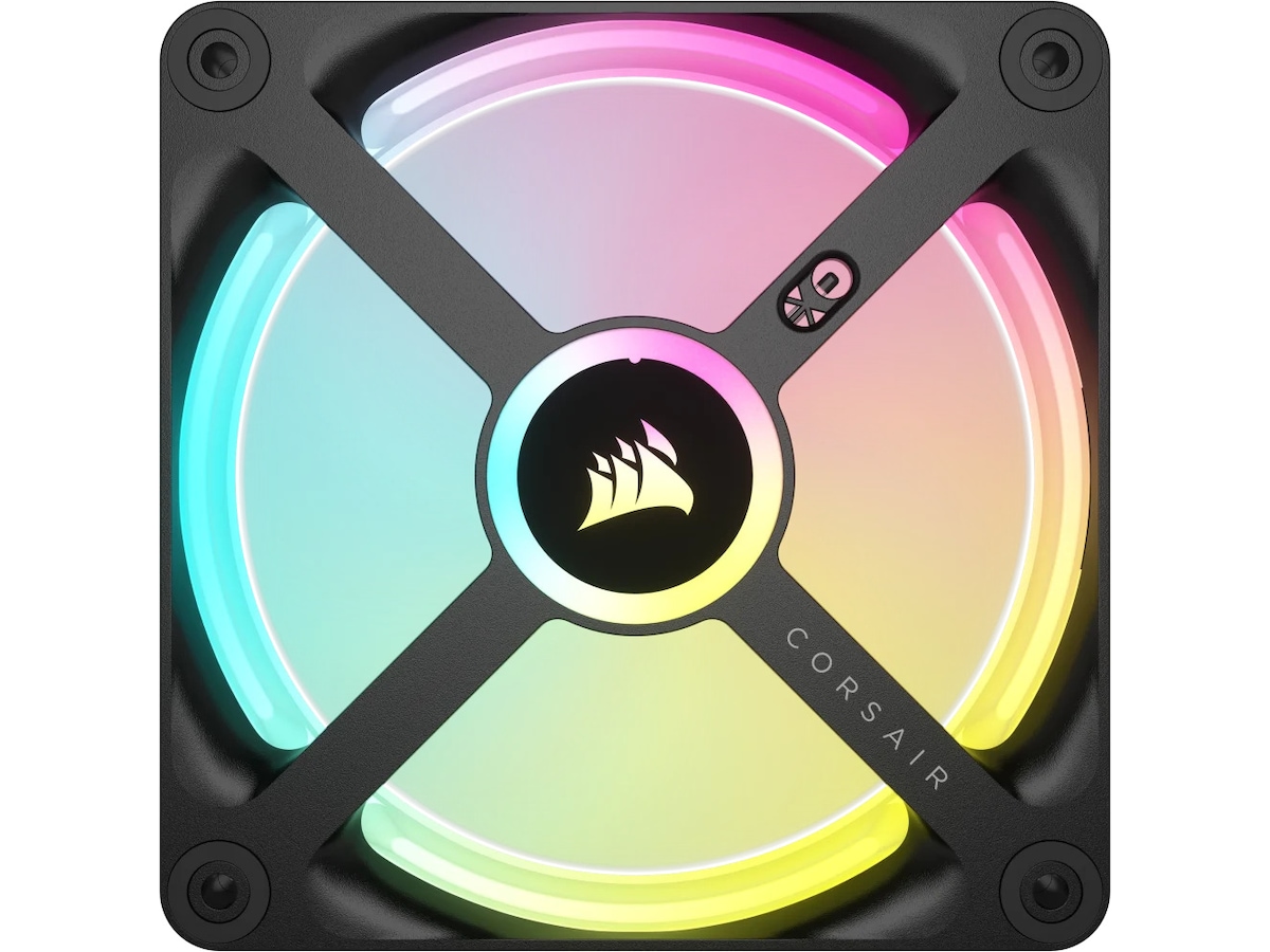 Corsair iCUE LINK QX120 RGB 120mm Fläkt (svart) Fläkt