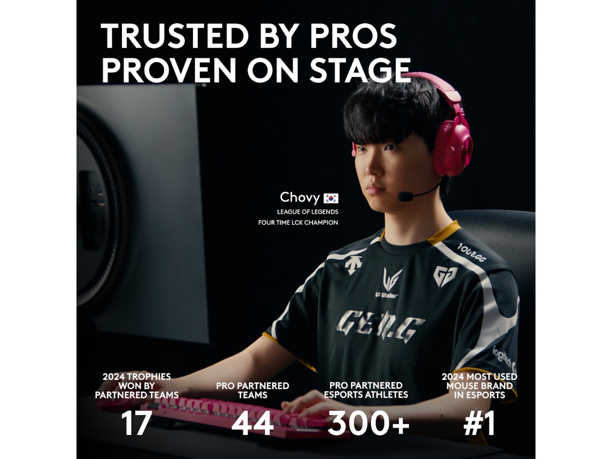 Logitech G Pro X Superlight 2 Lightspeed Trådlös Gamingmus (svart) Gamingmus