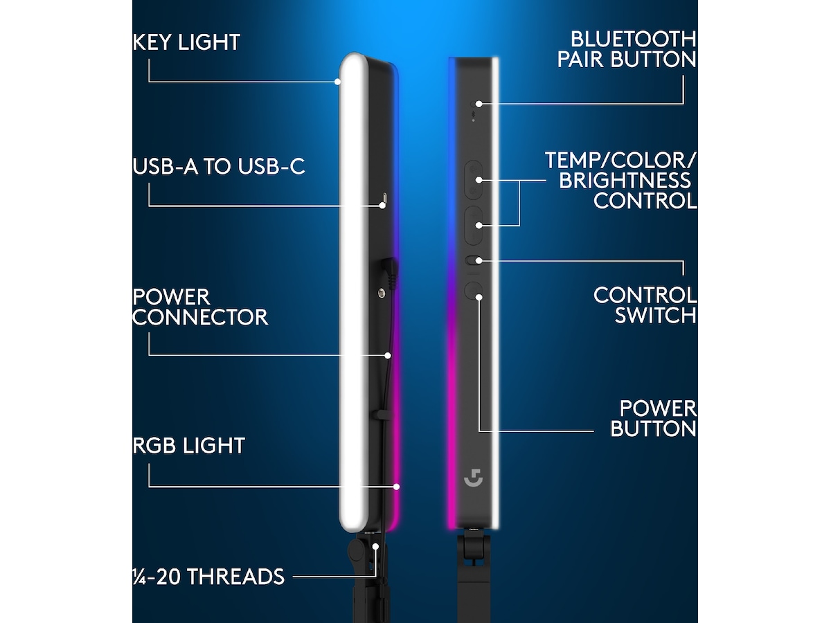 Logitech G Litra Beam LX Streaming tillbehör