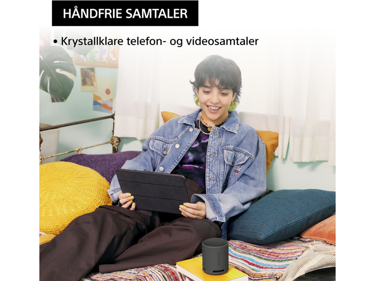 Sony SRS-XB100 trådlös bluetooth-högtalare (grå) Trådlös / Bluetooth högtalare