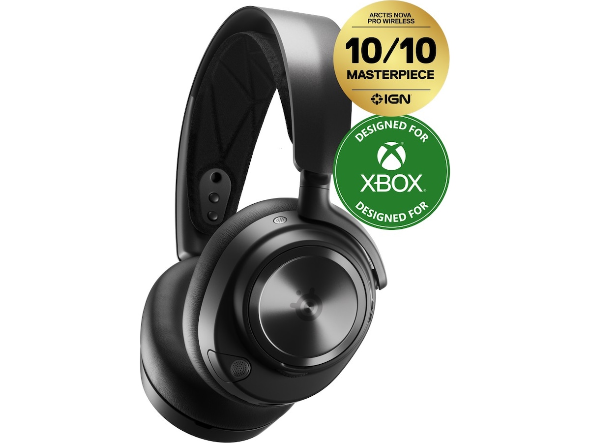 SteelSeries Arctis Nova Pro trådlöst gamingheadset med aktiv brusreducering Gamingheadset