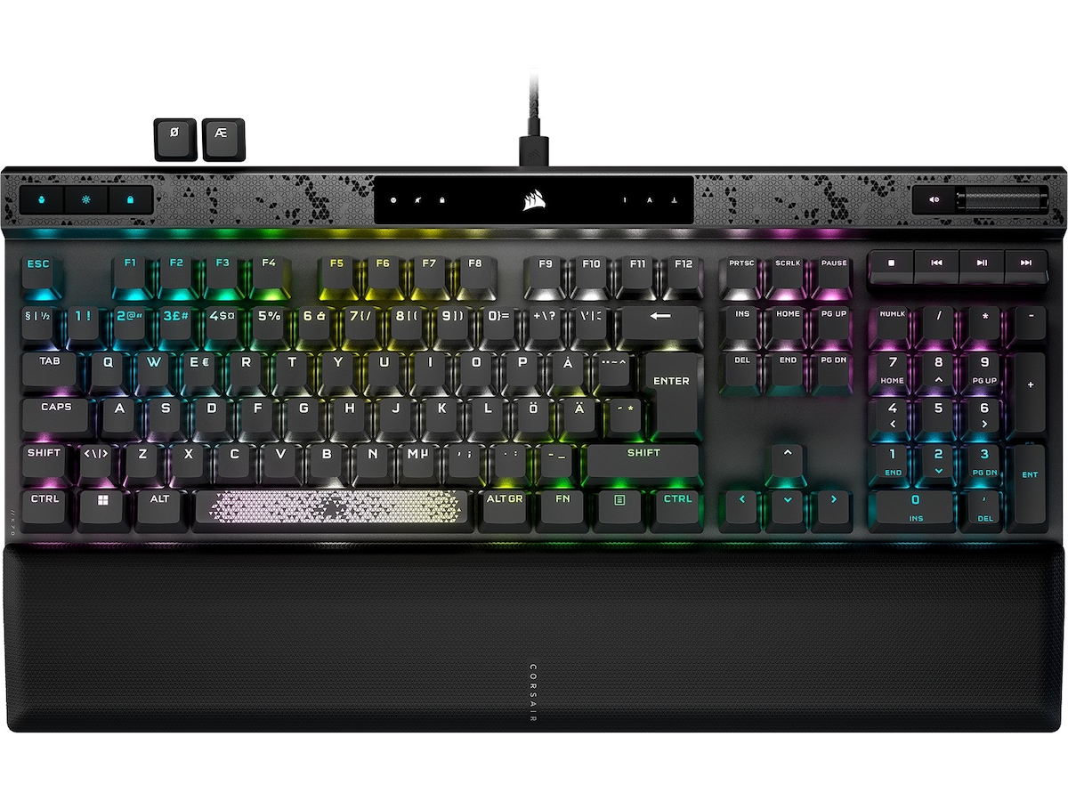 Corsair K70 MAX RGB Gamingtangentbord (svart)