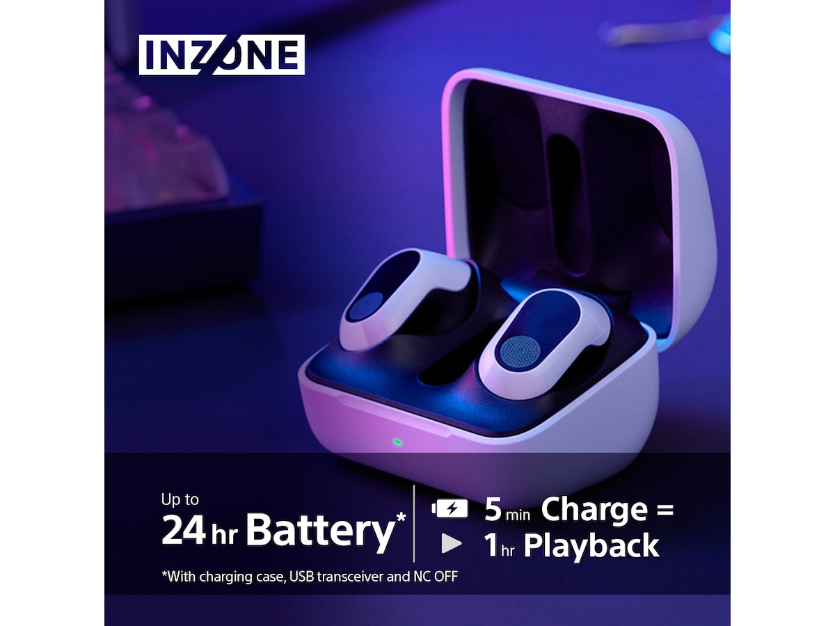 Sony INZONE Buds True Wireless Gaming Hörlurar (vit) In-ear hörlurar