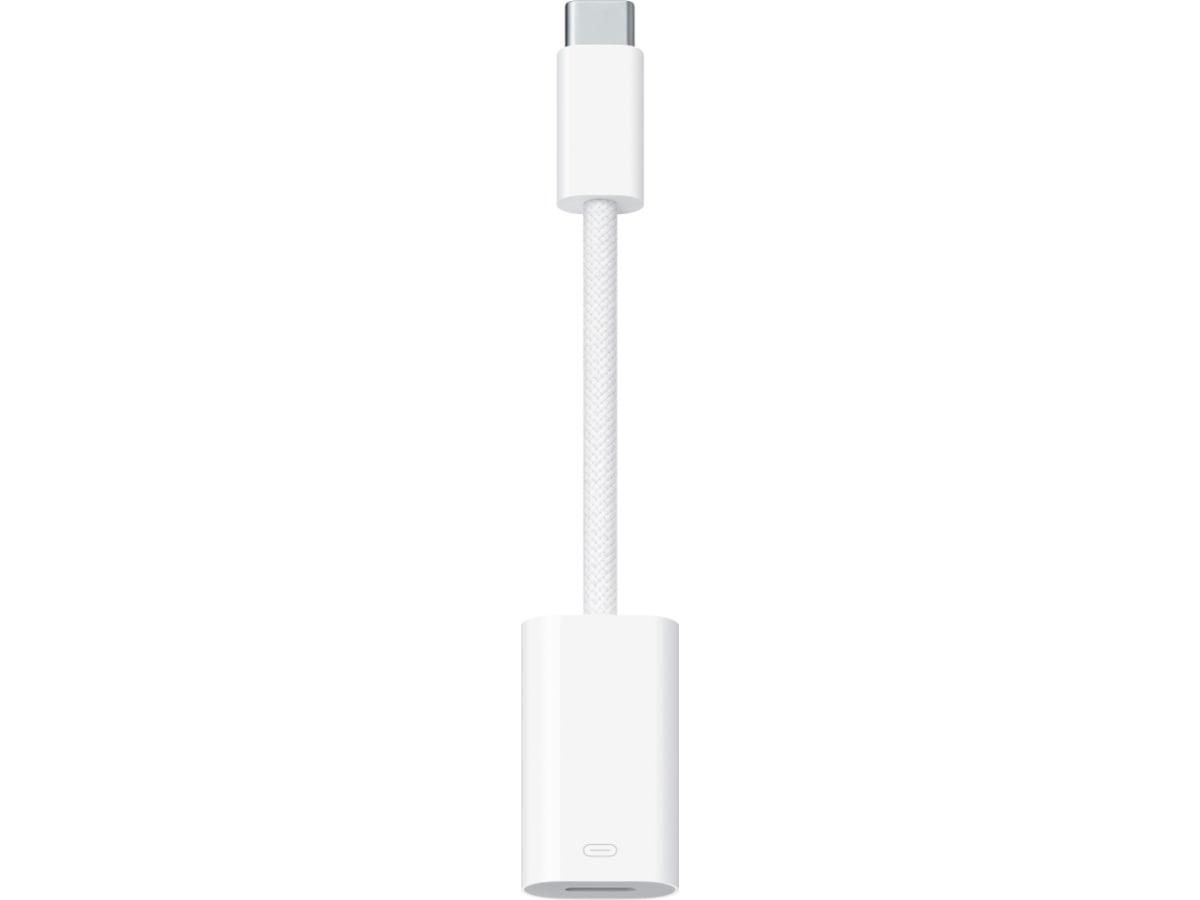 Apple USB-C tillLightning Adapter (vit) Kabel adapter och övergångar