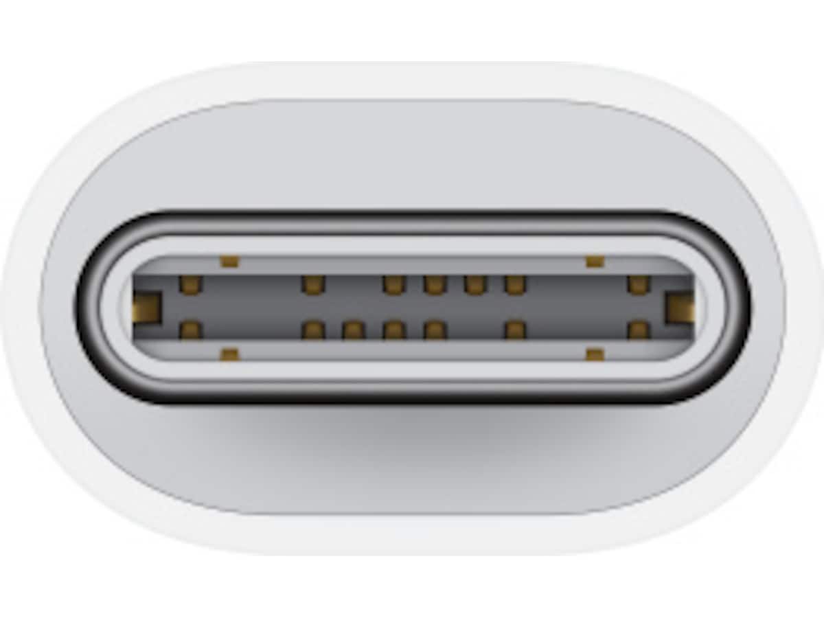 Apple USB-C tillLightning Adapter (vit) Kabel adapter och övergångar