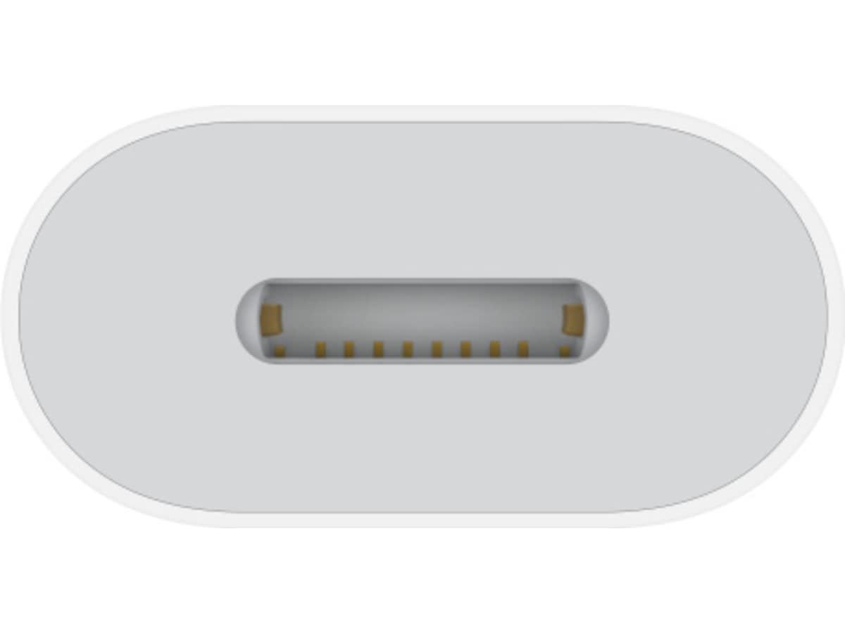 Apple USB-C tillLightning Adapter (vit) Kabel adapter och övergångar