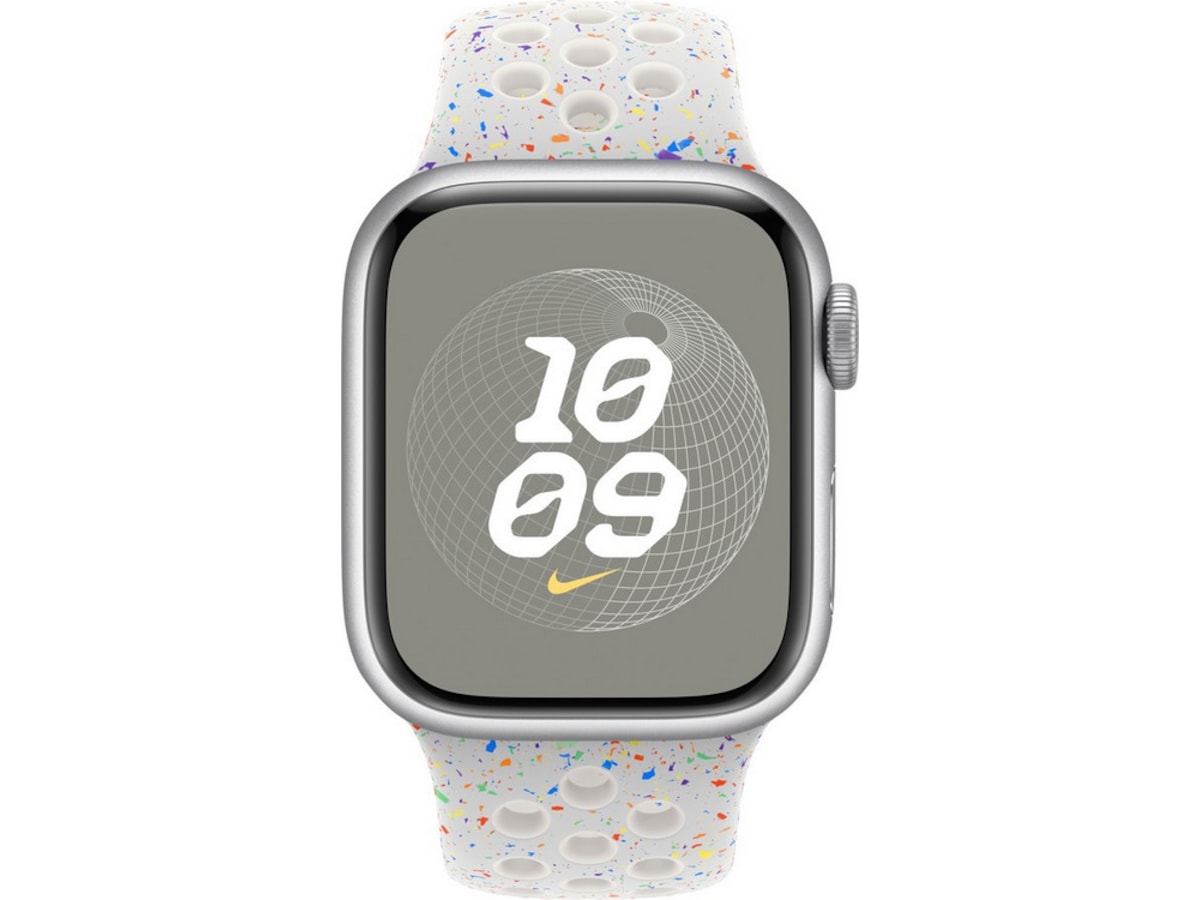 Apple Watch 45mm Nike Sportband (pure platinum) Armband
