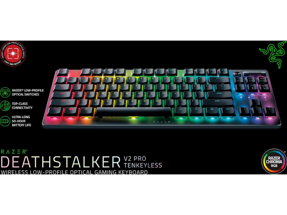 Razer Deathstalker V2 Pro TKL Gaming-Tangentbord Gamingtangentbord