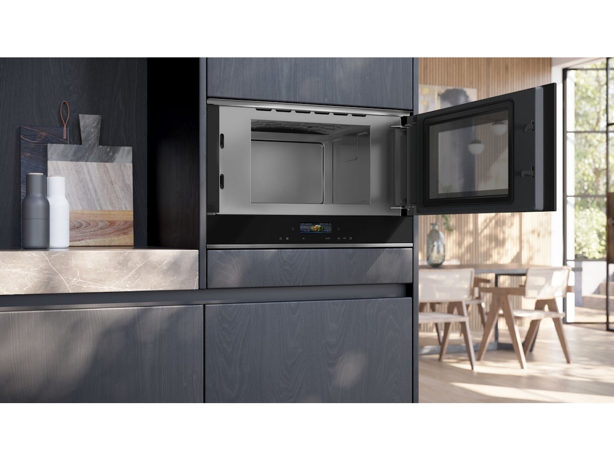 Siemens iQ700 BF722R1B1 Mikrovågsugn (svart) Mikrovågsugn