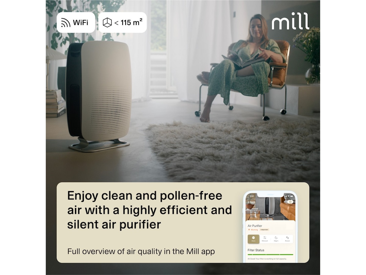 Mill Silent Pro luftrenare -B-Grade Demo hem & hushåll