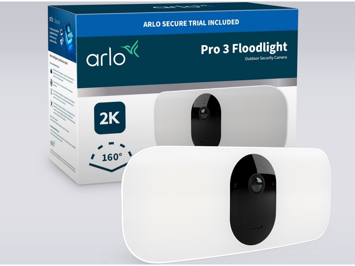 Arlo Pro 3 Floodlight Overvåkningskamera + laddningskabel Övervakningskamera