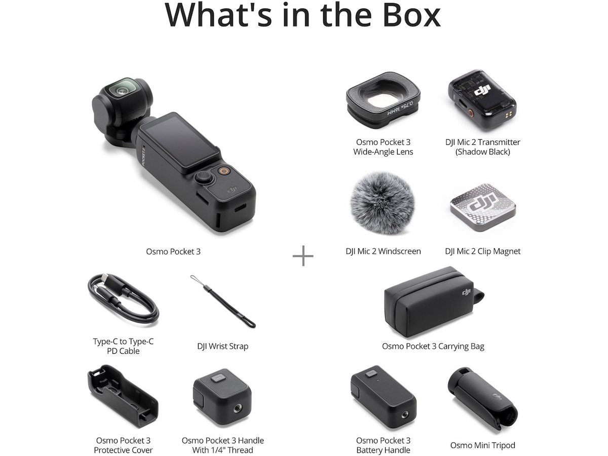 DJI Osmo Pocket 3 Creator Combo Actionkamera