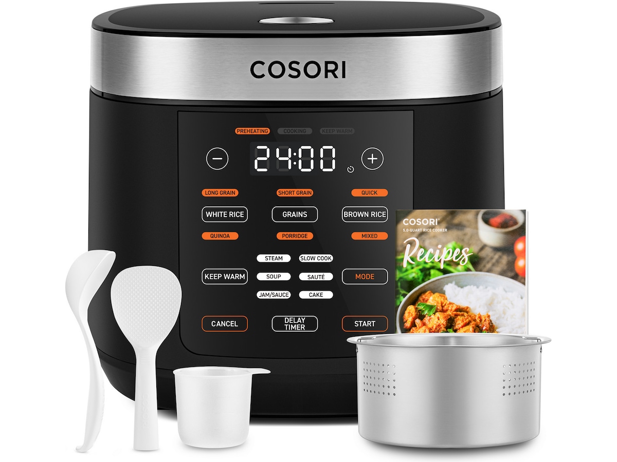 Cosori Multicooker CRC-R501-KEUR (svart) Mat- & ångkokare