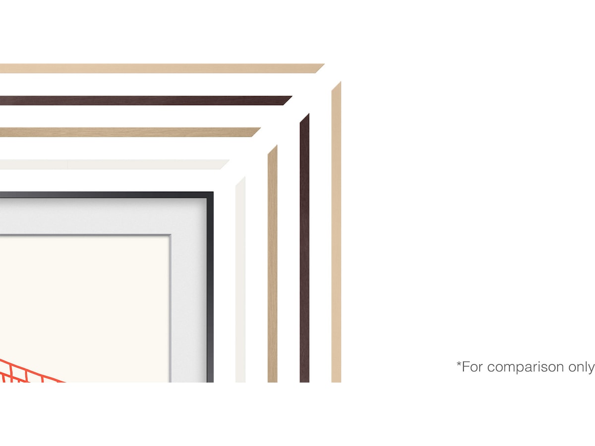 Samsung 55" ram till The Frame (2021-2025, vit) TV-ram & tillbehör