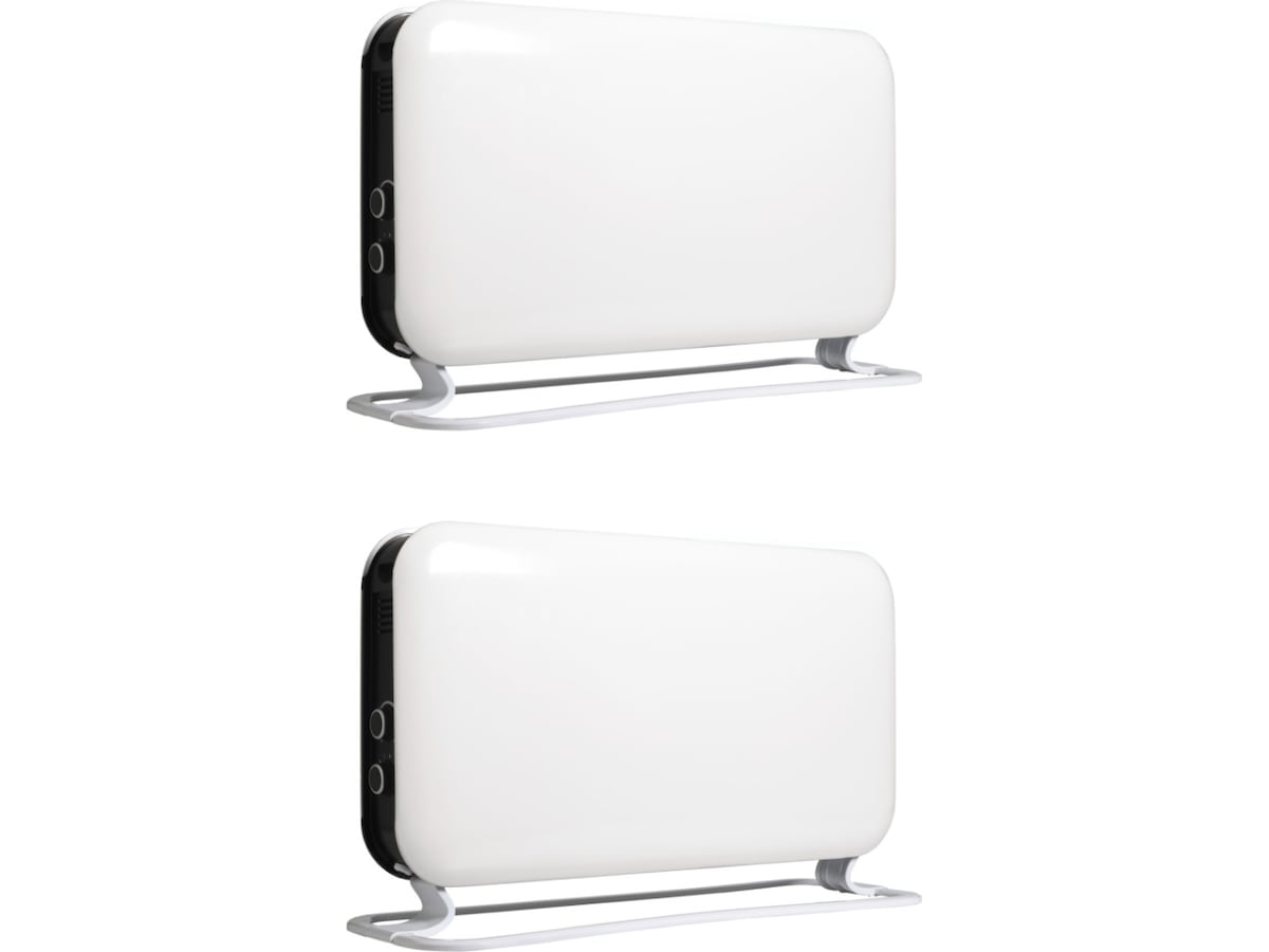 Mill Instant golvelement 2000W Mec (vit) 2-pack Fristående element