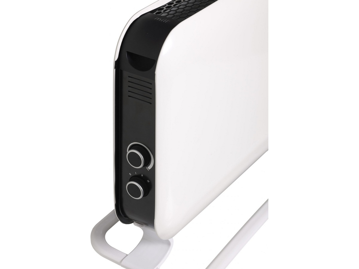 Mill Instant golvelement 2000W Mec (vit) 2-pack Fristående element