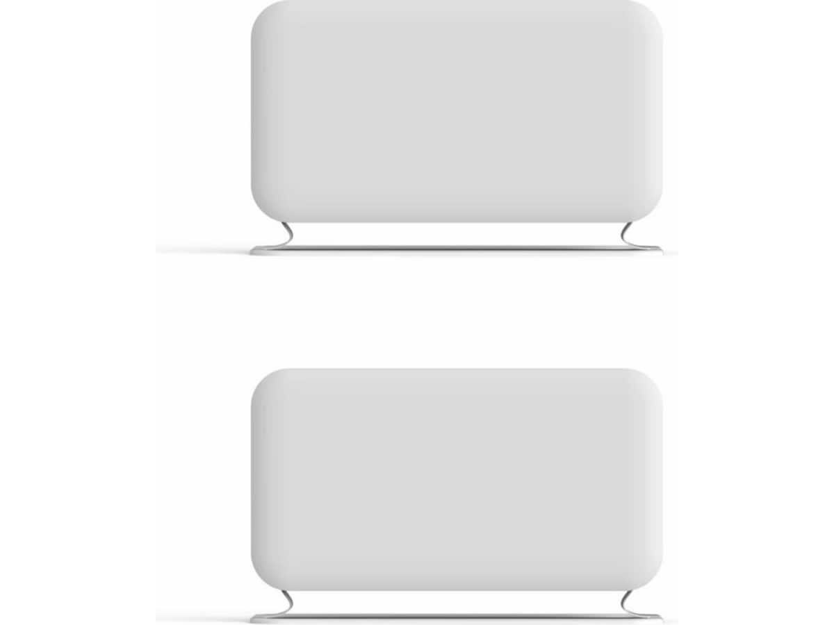 Mill Instant Max golvelement 2200W Mec (vit) 2-pack Fristående element