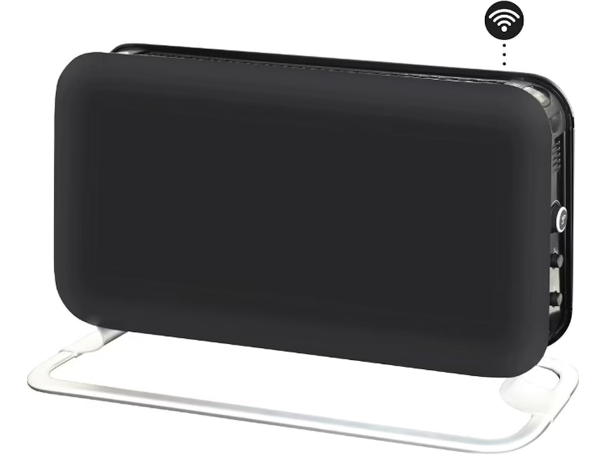 Mill WiFi golvelement 1200W (svart) 2-pack Fristående element