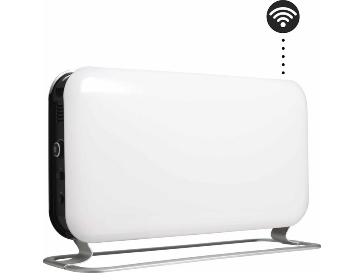 Mill WiFi golvelement 1200W (vit) 2-pack Fristående element