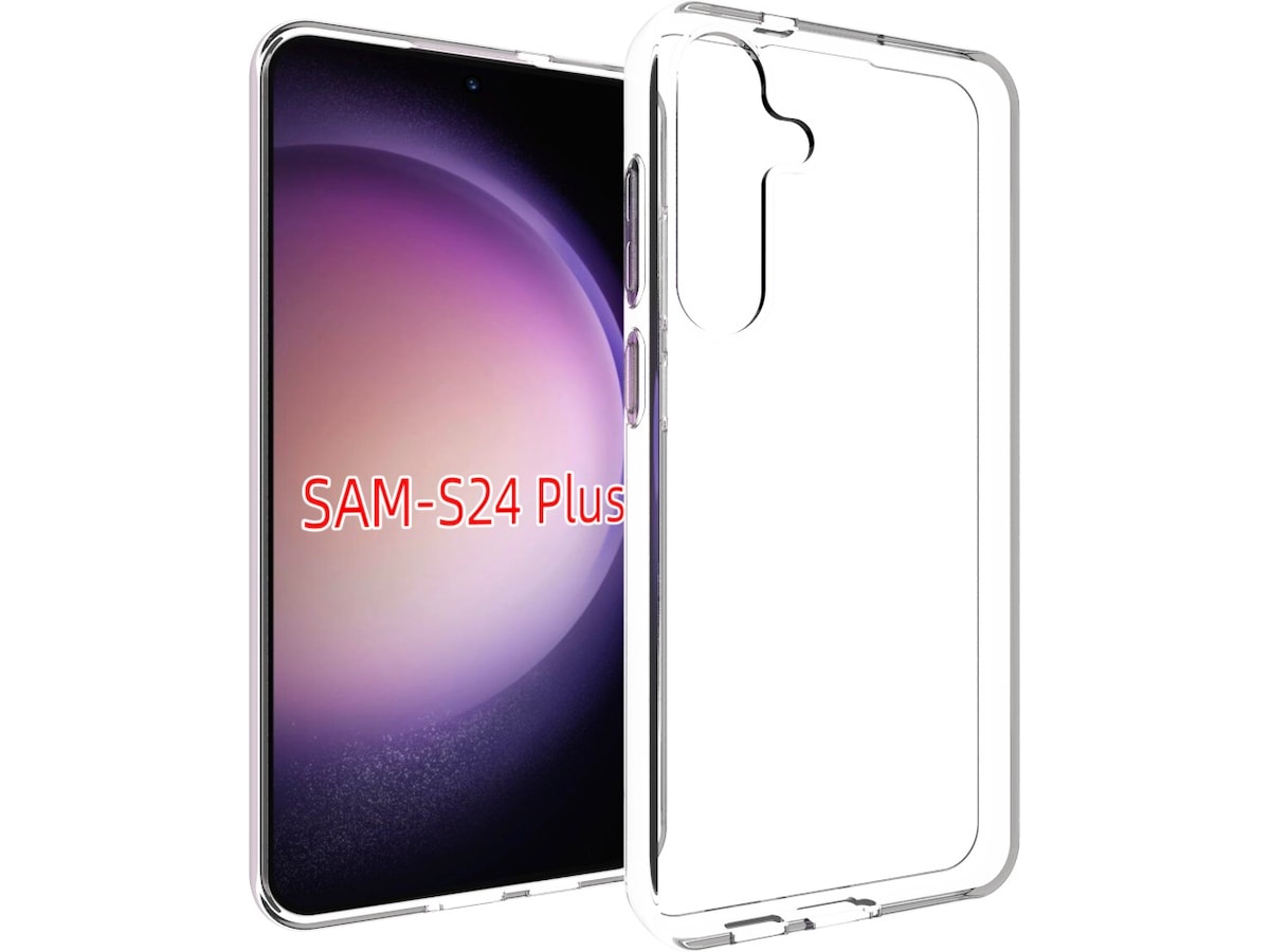 iiglo Galaxy S24+ Silikonskydd (transparent) Mobilskal