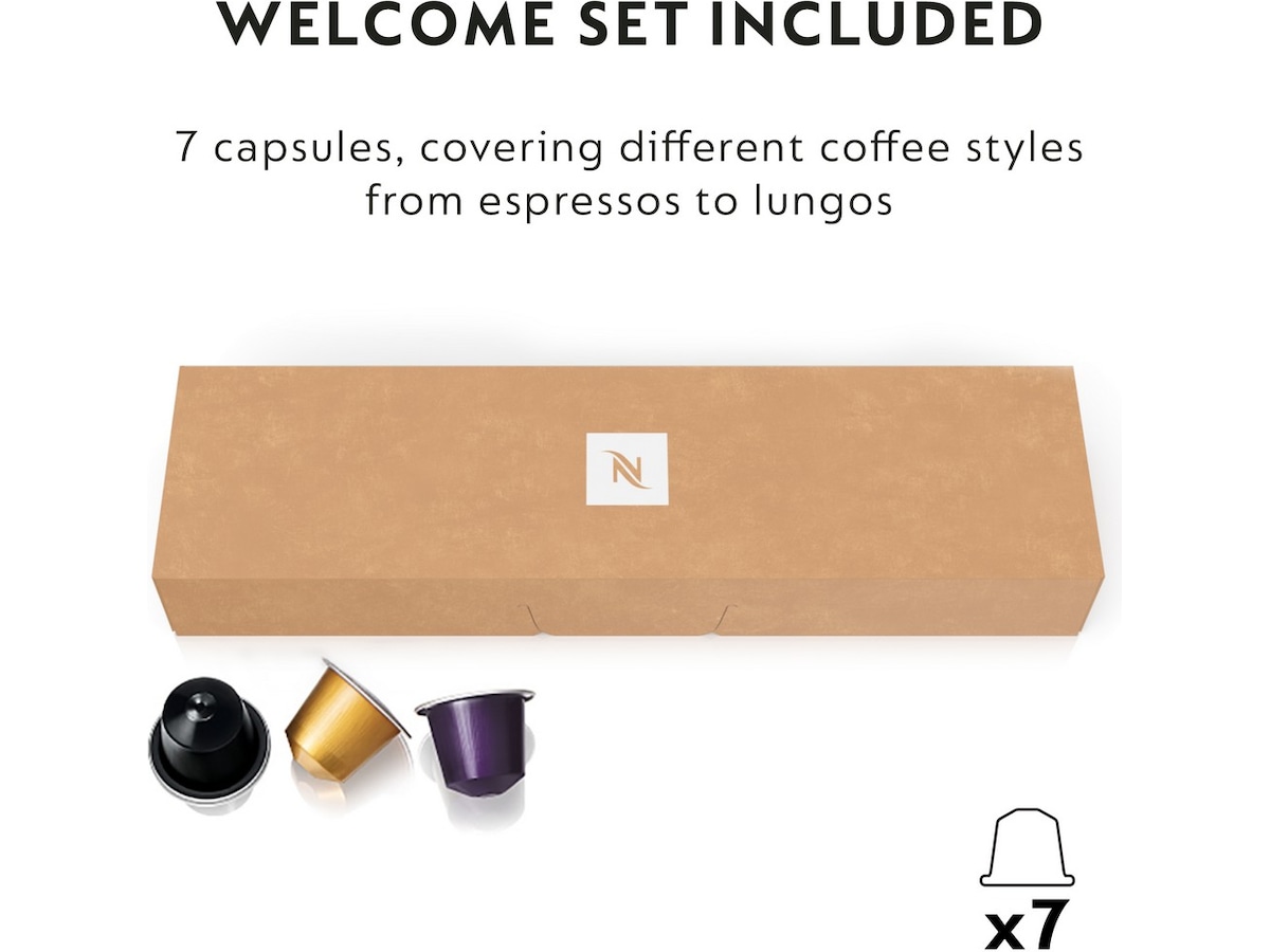 Nespresso CitiZ by De'Longhi kapselmaskin (platina) Kapselmaskiner