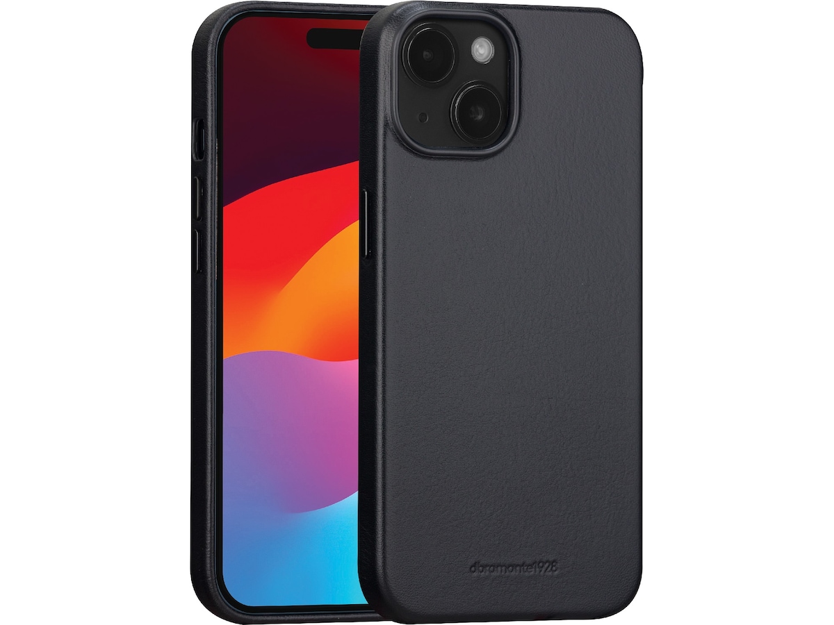 dbramante1928 iPhone 15 Plus Roskilde läderskal (svart) Mobilskal