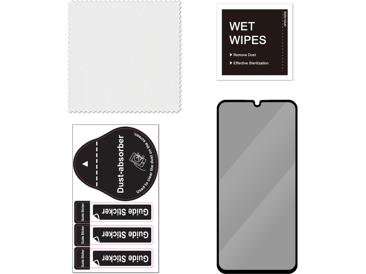 iiglo Samsung Galaxy A15 Privacy Skärmskydd Skärmskydd mobiltelefon