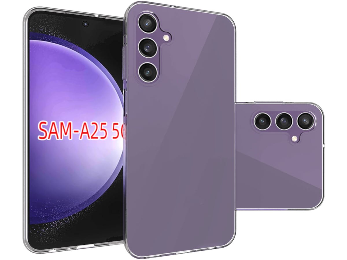 iiglo Samsung Galaxy A25 Silikonskal (transparent) Mobilskal