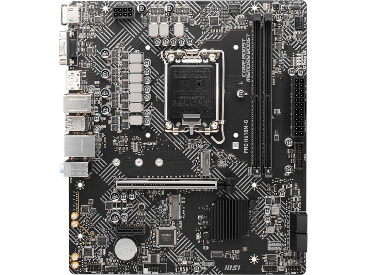 MSI PRO H610M-G Moderkort Intel Socket