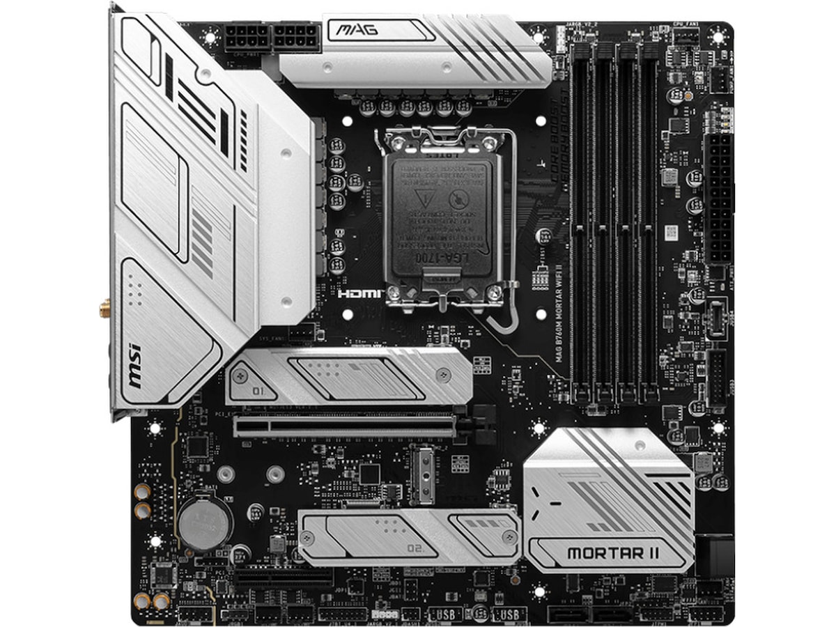 MAG B760M MORTAR WIFI II Moderkort Intel Socket