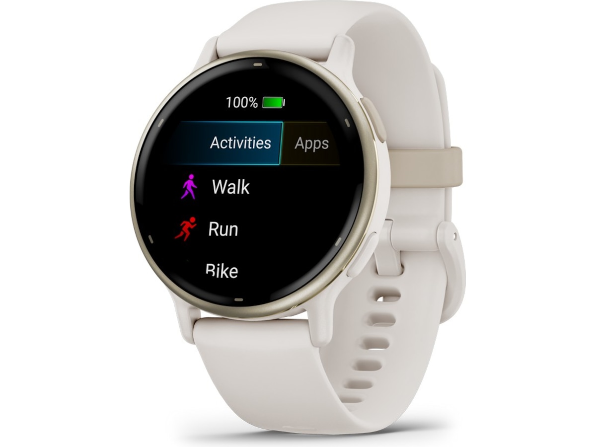 Garmin vivoactive 5 AMOLED Smartklocka (ivory/cream gold) -B-Grade Demo watches