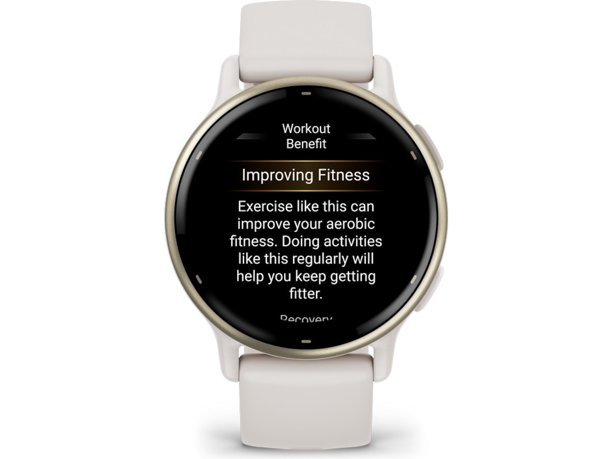 Garmin vivoactive 5 AMOLED Smartklocka (ivory/cream gold) -B-Grade Demo watches