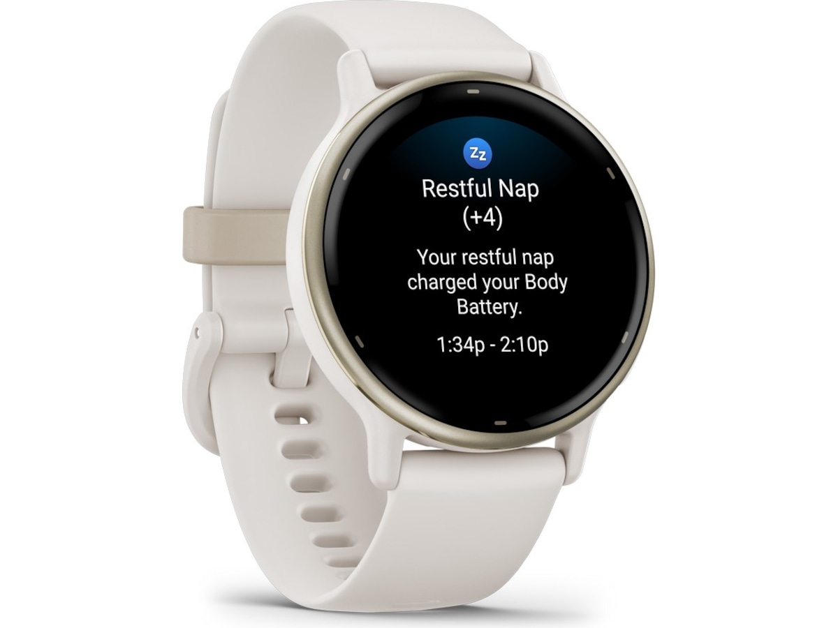 Garmin vivoactive 5 AMOLED Smartklocka (ivory/cream gold) -B-Grade Demo watches