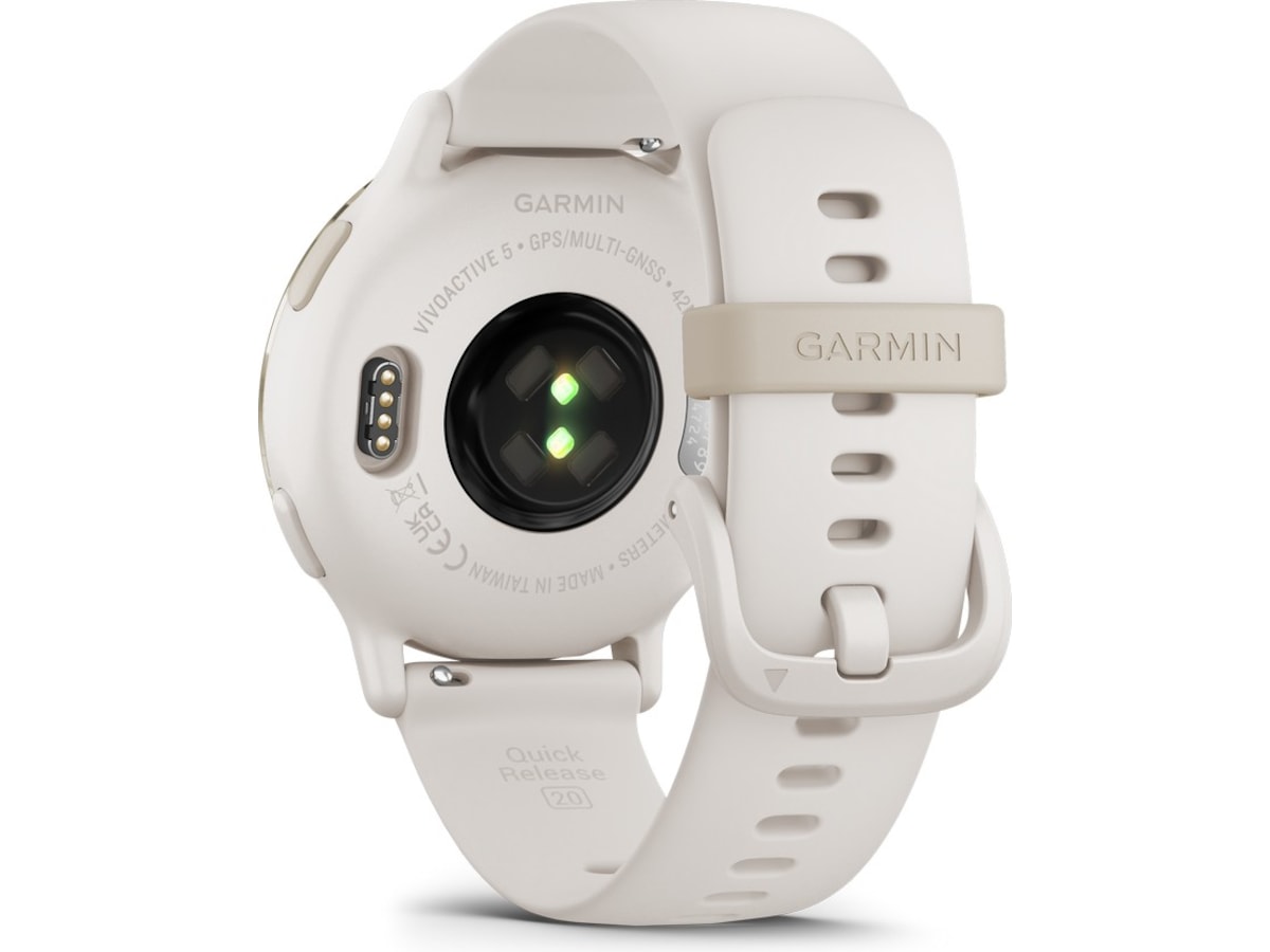 Garmin vivoactive 5 AMOLED Smartklocka (ivory/cream gold) -B-Grade Demo watches