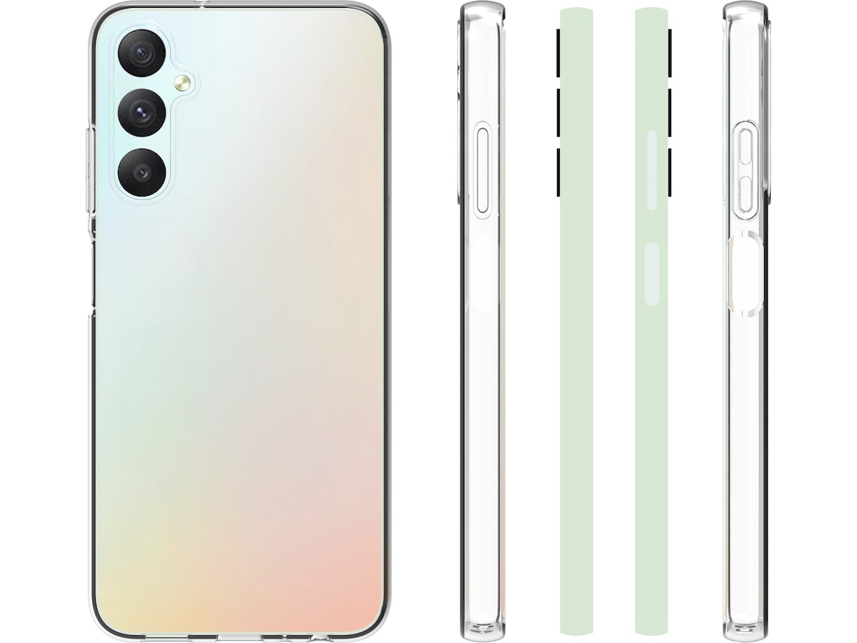 iiglo Galaxy A05S Silikonskydd (transparent) Mobilskal