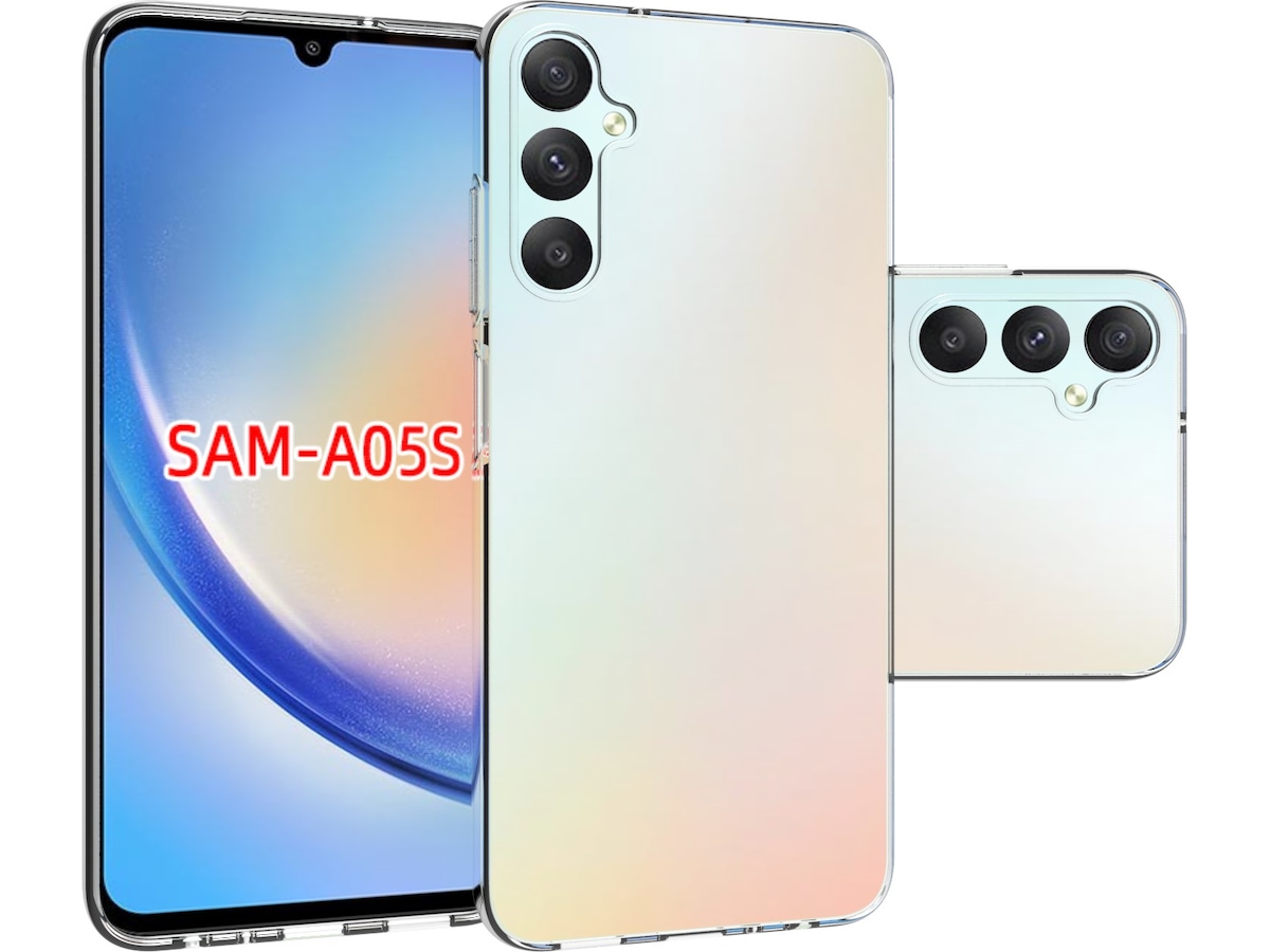 iiglo Galaxy A05S Silikonskydd (transparent) Mobilskal
