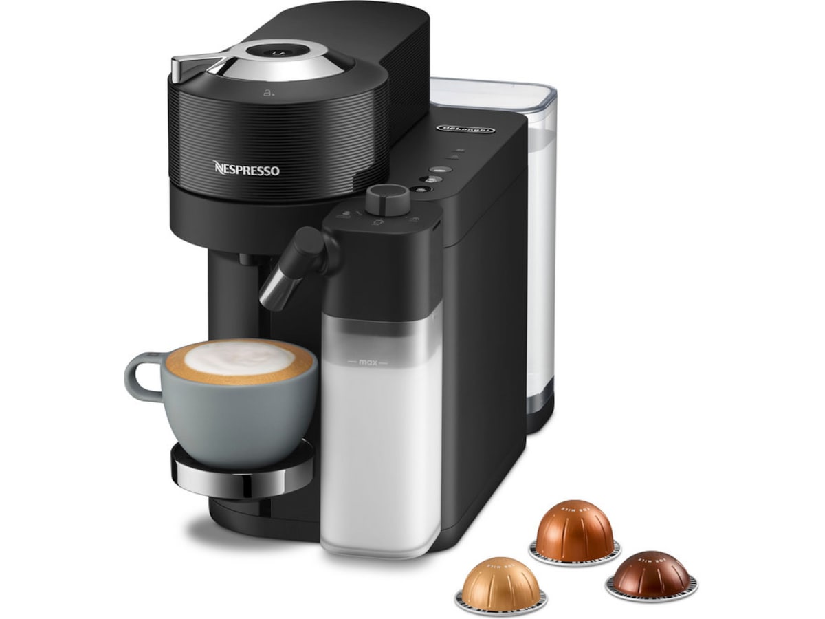 Nespresso Vertuo Lattissima by DeLonghi kapselmaskin ENV300.B (svart) -B-Grade Demo hem & hushåll
