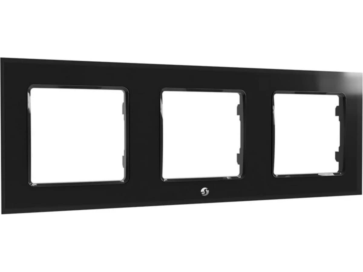 Shelly Wall frame 3 (svart) Smart energimätning