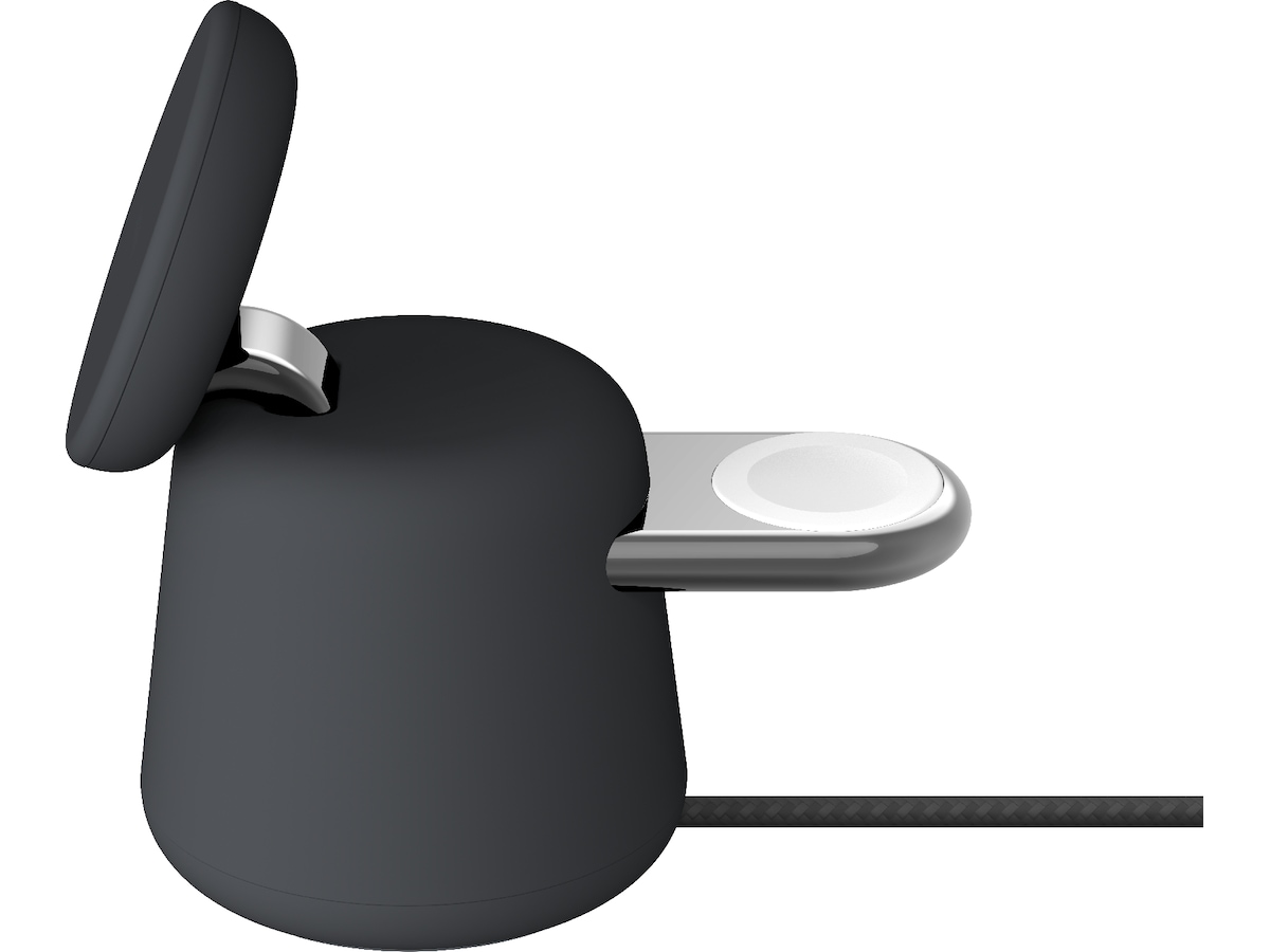 Belkin Boost Charge Pro 2-i-1 15W trådlös laddningsdocka (charcoal) Trådlös laddare