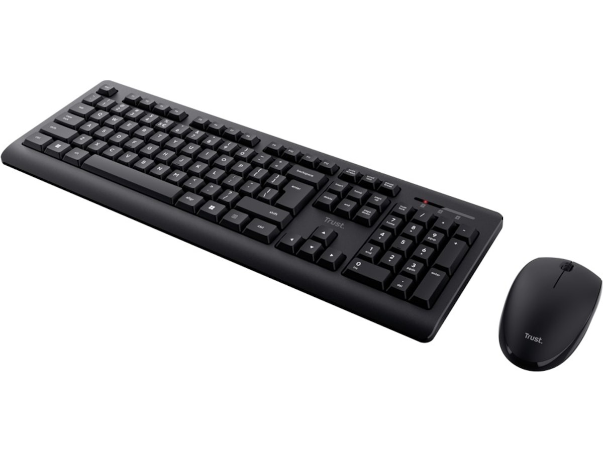 Trust Primo trådlöst Tangentbord och Mus Mus & tangentbord -combo-paket