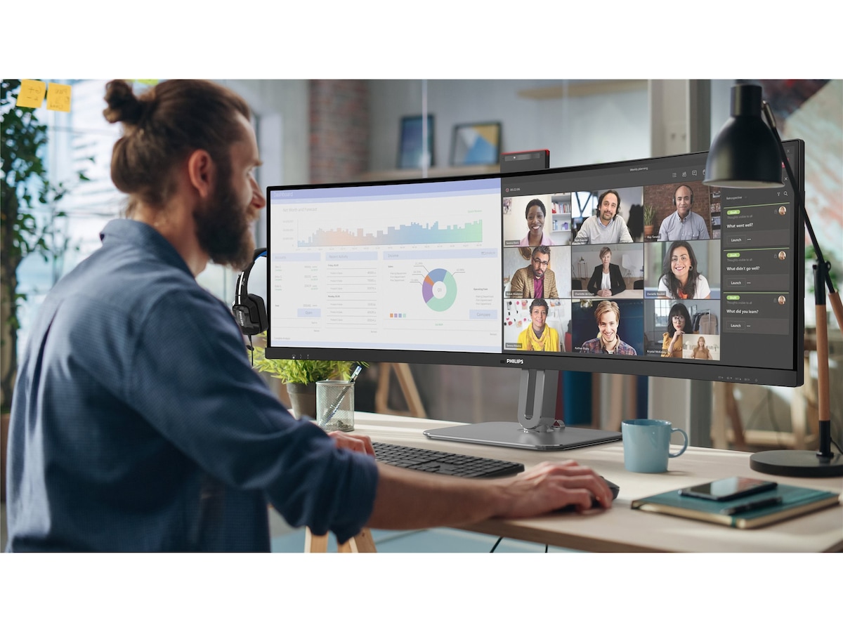 Philips 49" curved skärm 49B2U6900CH/00 Bildskärmar