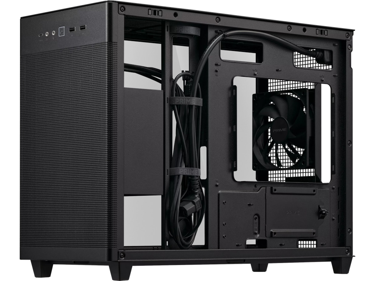 ASUS Prime AP201 Tempered Glass Mini Tower (svart) -B-Grade Demo övrigt