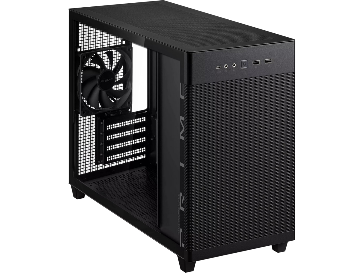 ASUS Prime AP201 Tempered Glass Mini Tower (svart) -B-Grade Demo övrigt