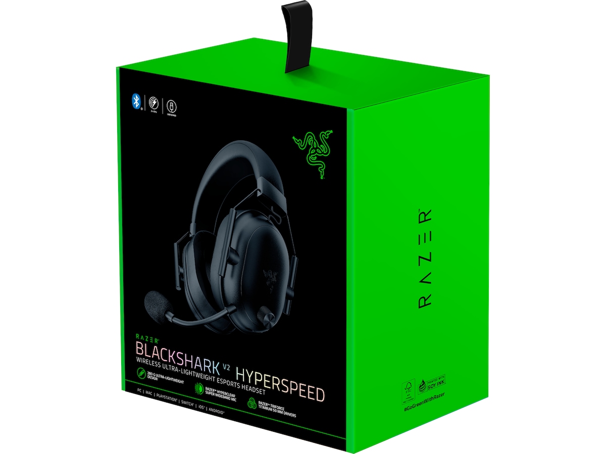 Razer Blackshark V2 Hyperspeed Trådlös Gaming Headset -B-Grade Demo headset