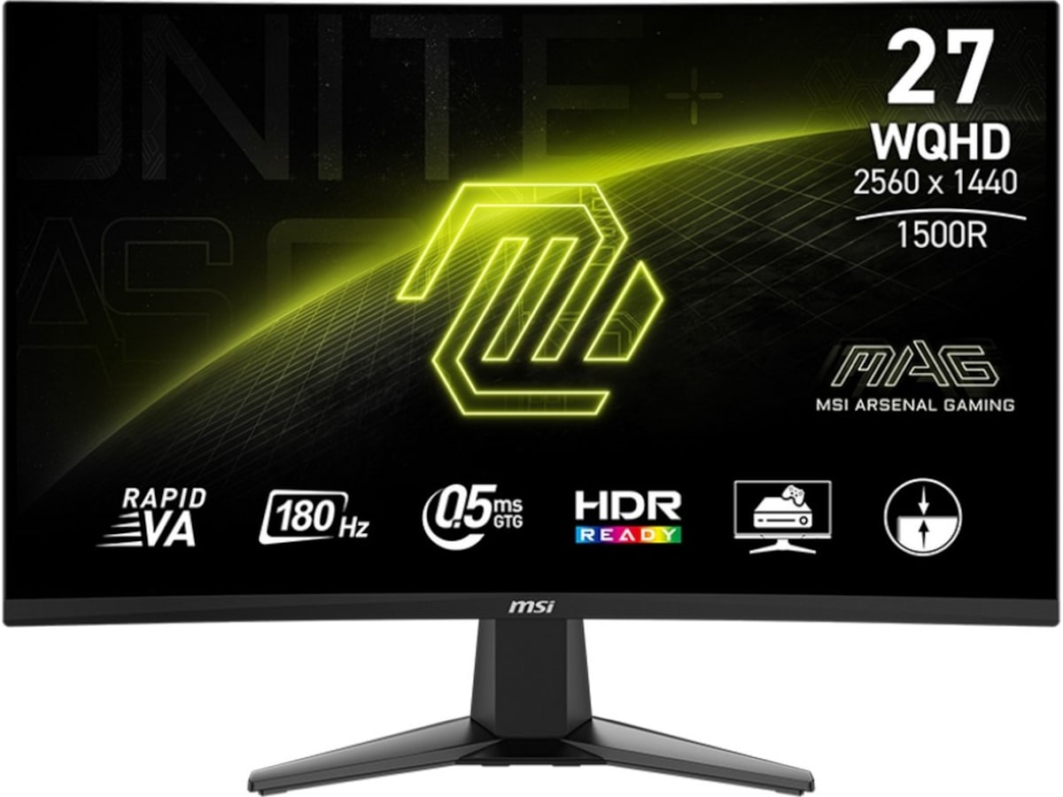 MSI 27" gamingskärm MAG 27CQ6F Gamingskärmar