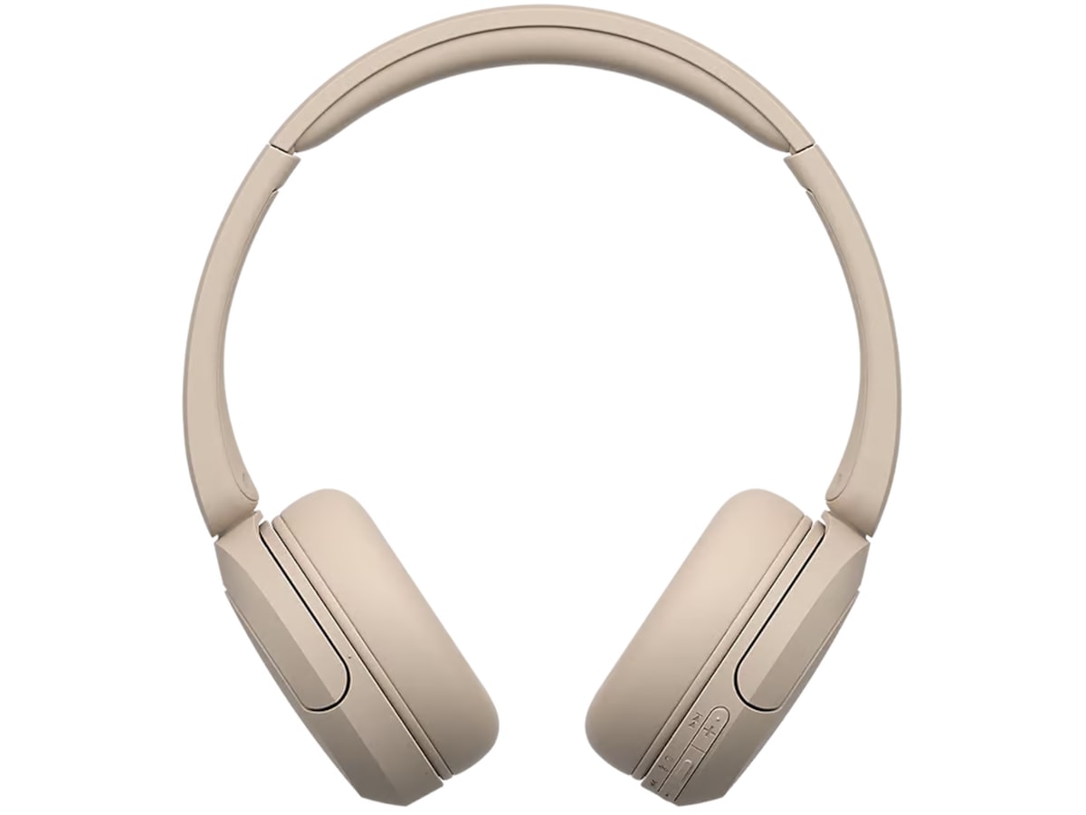 Sony WH-CH520 trådlösa hörlura, On-Ear (beige) Hörlurar