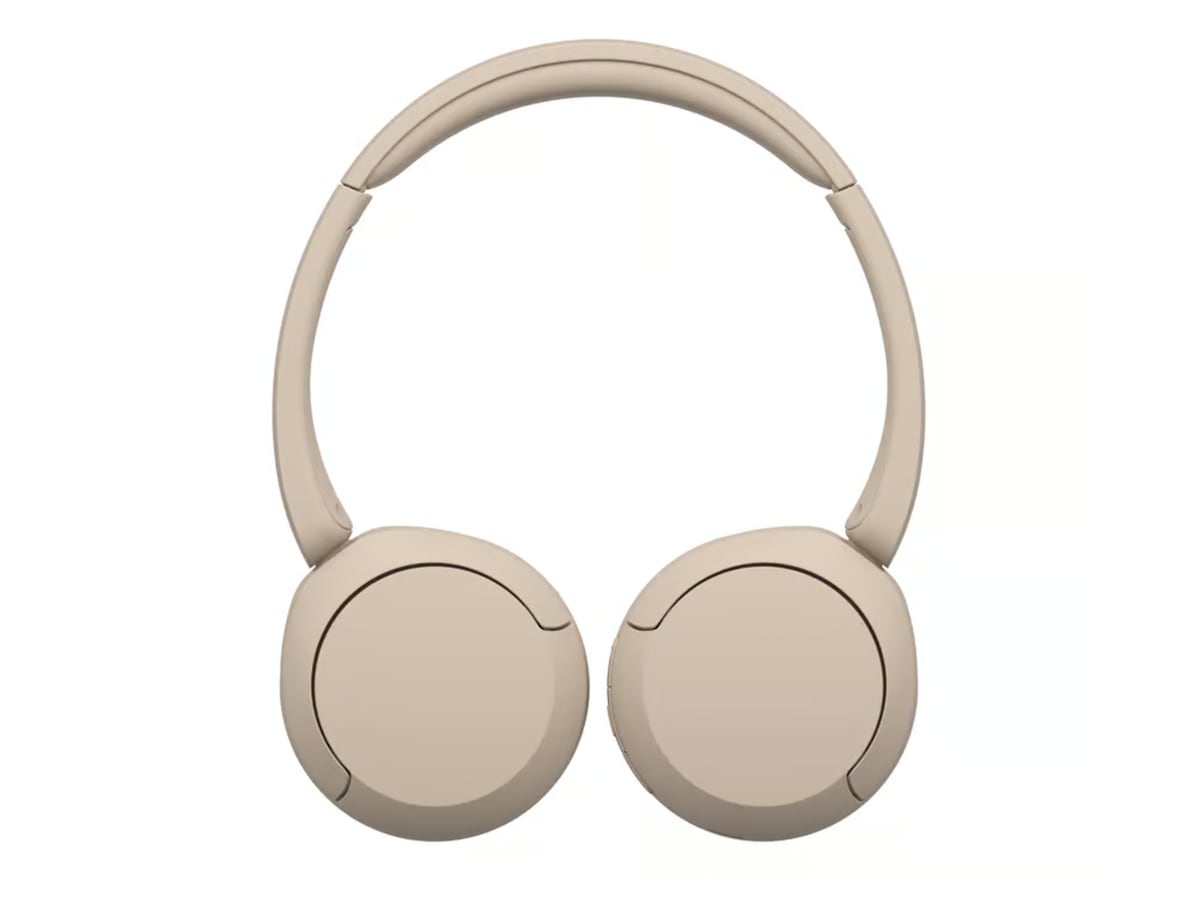 Sony WH-CH520 trådlösa hörlura, On-Ear (beige) Hörlurar